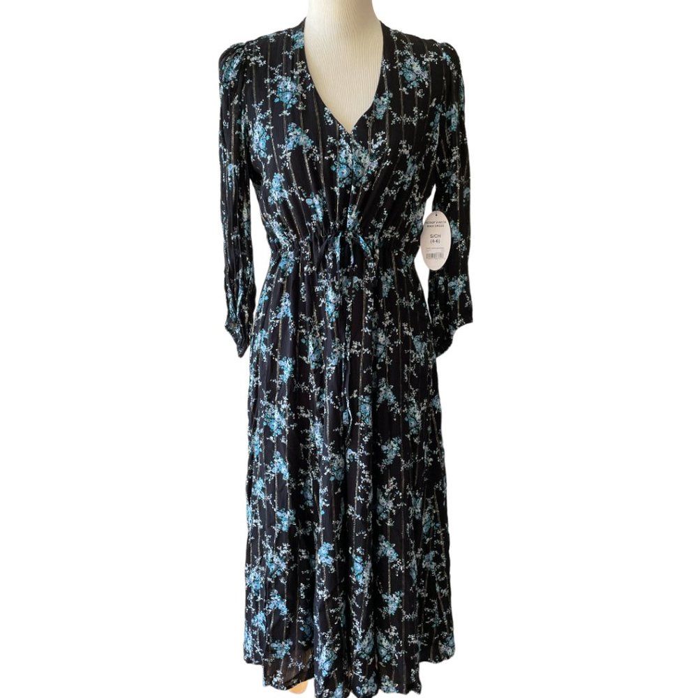 Scoop NYC Maxi Floral Dress Sz 4/6